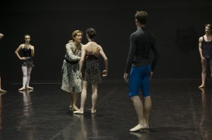 Dame Darcey Bussell coaching the cast of The Four Seasons. Photo Alexander Yip.