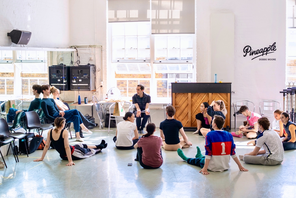 NEBT rehearsals. Photo by Deborah Jaffe